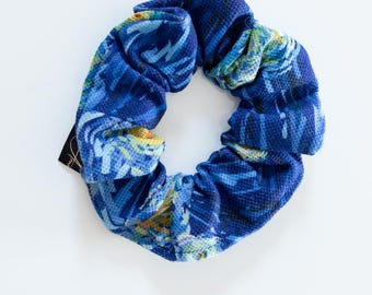 Van Gogh Sternennacht Baumwoll-Scrunchies, Van Gogh Scrunchies, Van Gogh Accessoires, Kunst-Scrunchies, Geschenkidee für Kunstliebhaber