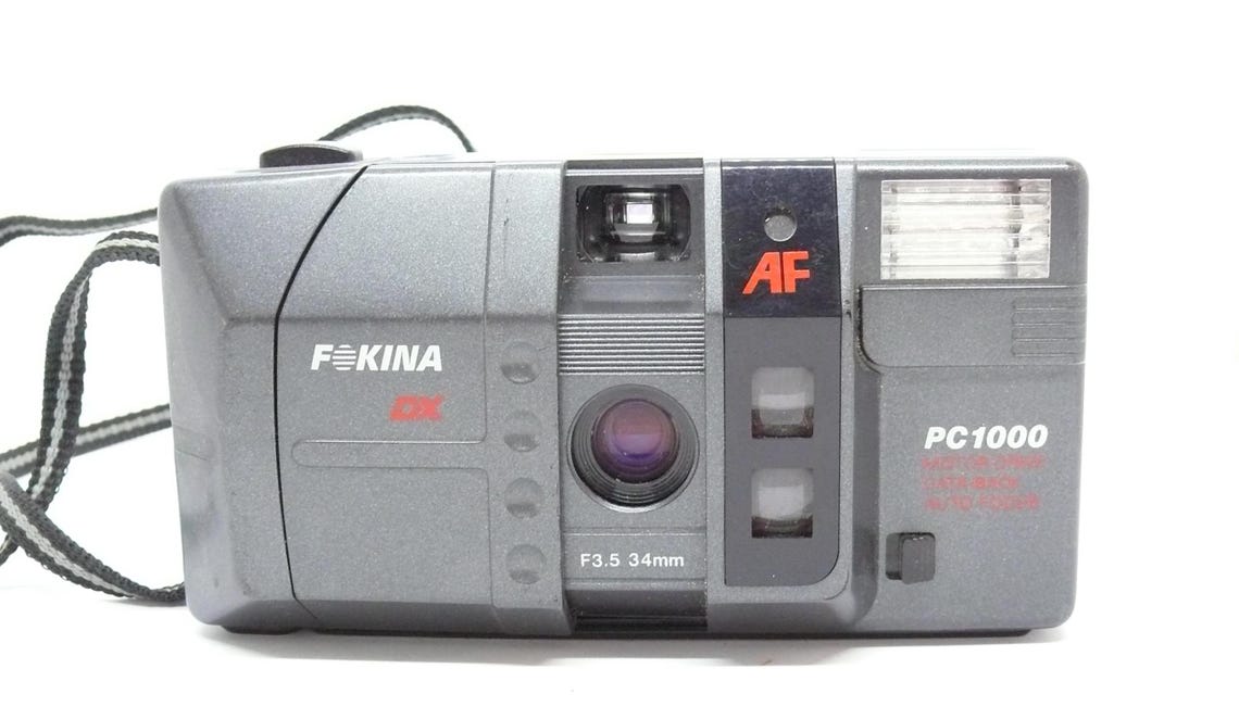 Fokina PC 1000, Vintage Point And Shoot 35mm Autofocus Camera, 1990s Compact Camera, foto 2 di 5