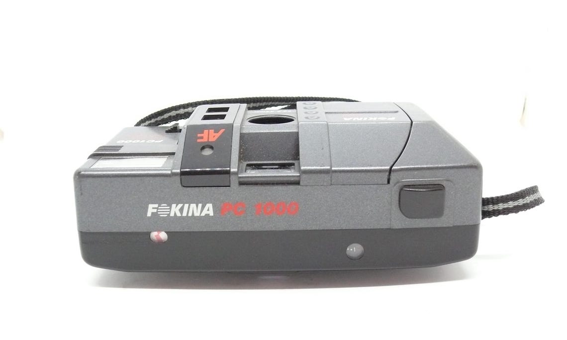 Fokina PC 1000, Vintage Point And Shoot 35mm Autofocus Camera, 1990s Compact Camera, foto 4 di 5