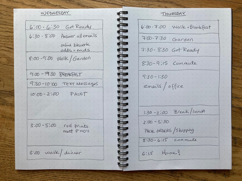 Carnet de croquis pour journal avec grille à points. Cahier à couverture rigide 6 x 9 pouces. Agenda quotidien. Un moyen facile et amusant de suivre, dessiner, organiser vos objectifs et vos idées image 6