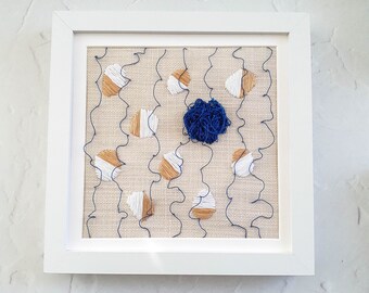 Shallow Waters Abstract Embroidery