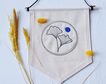 Ginkgo Leaves Embroidery