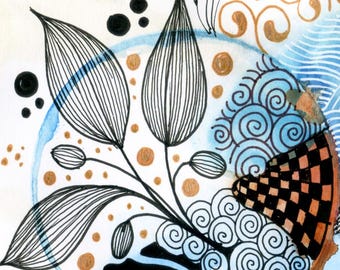 油彩画　タンピング 江戸切子 SAIHO 硝子工房彩鳳 Crystal クリスタル M-404