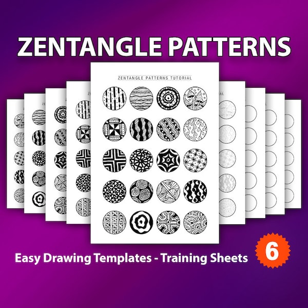 Zentangle - Etsy