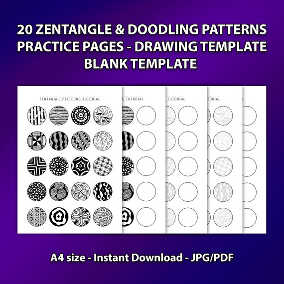 Zentangle Patterns Tutorial