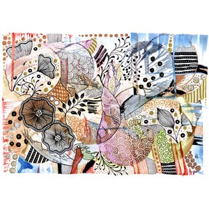 ORIGINALE / Zentangle e acquerello – Tutorial creativo passo dopo passo