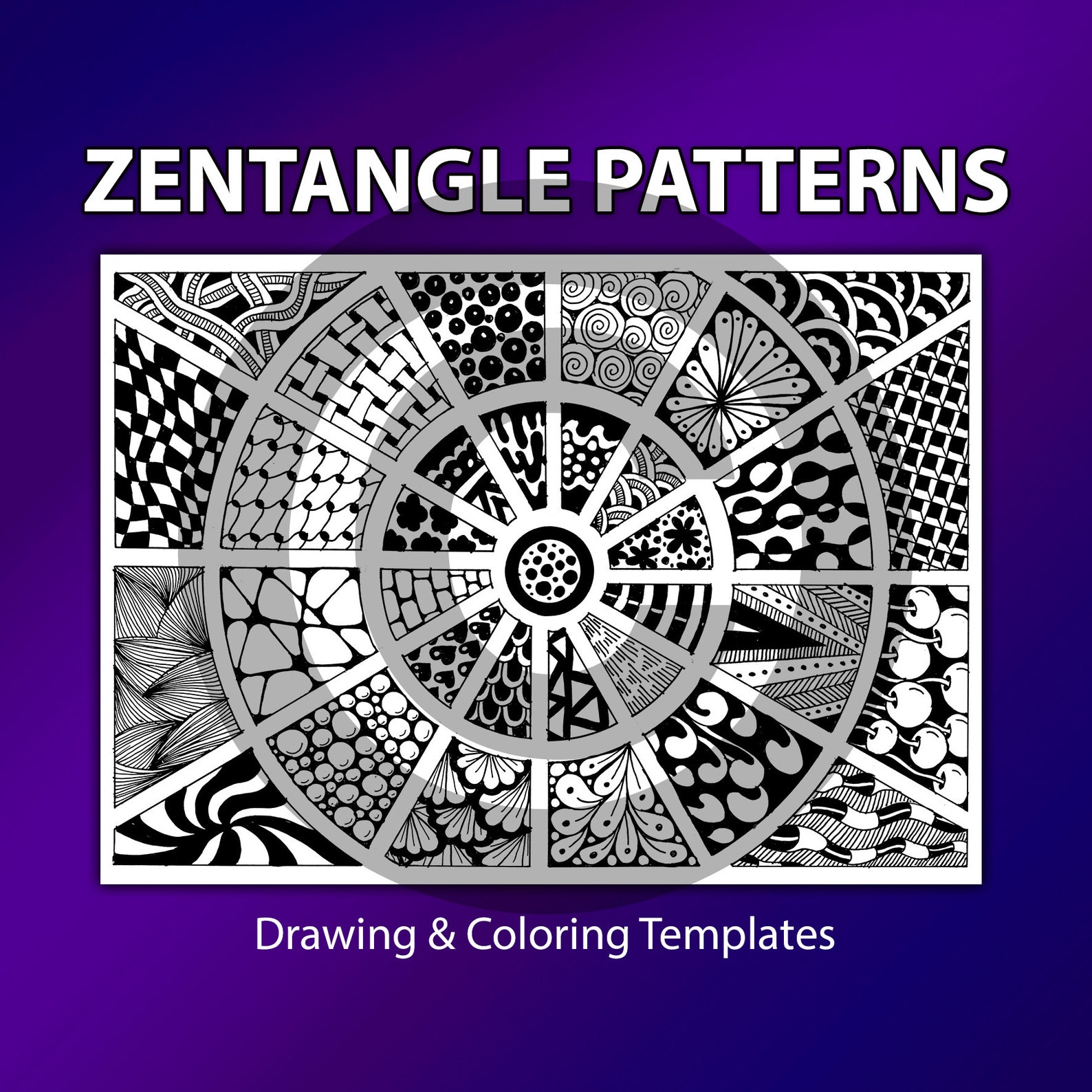 Zentangle Patterns Templates , Zentangle Art, Practice and Art Therapy ...