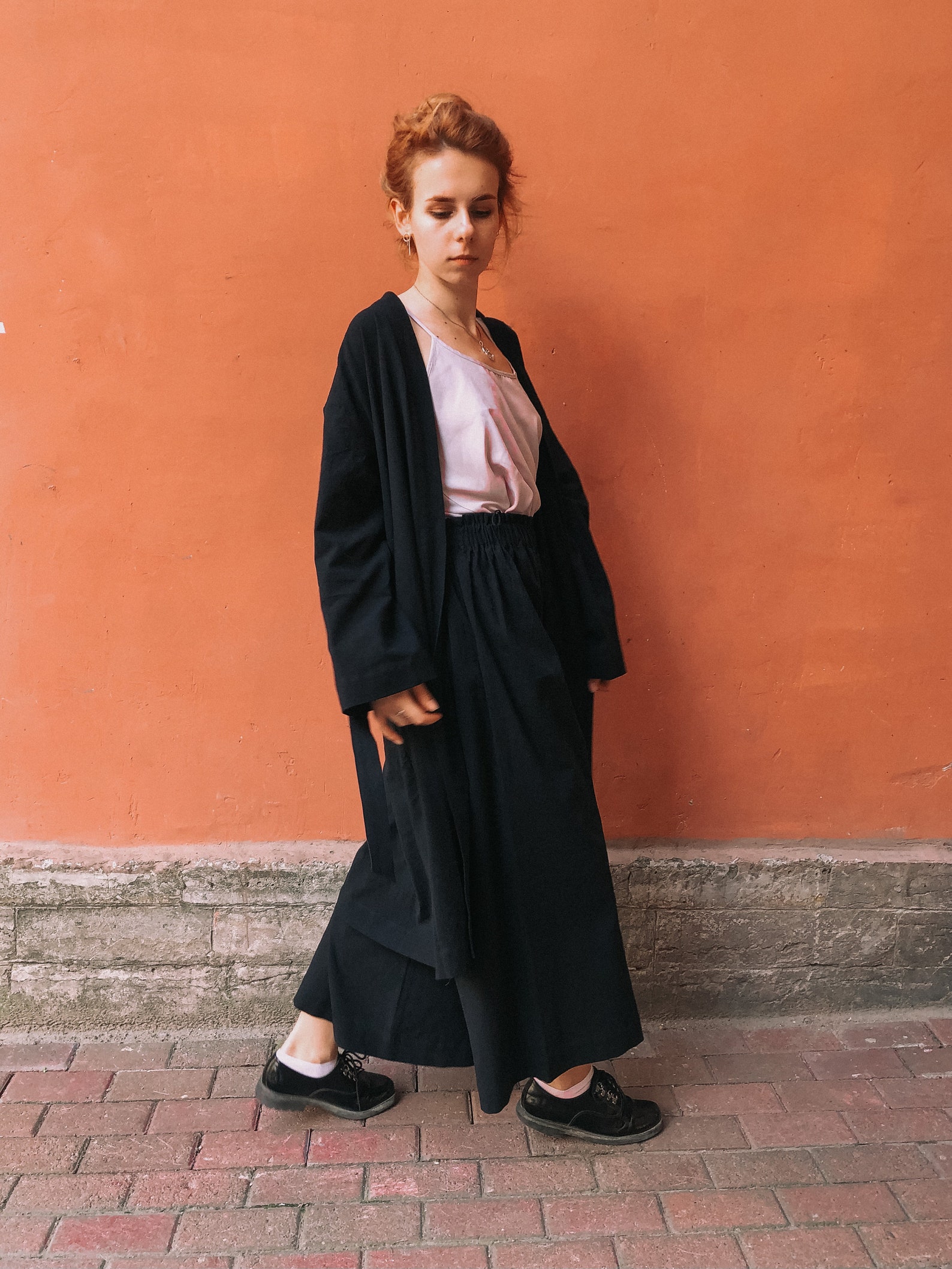 Black kimono set Pants suit Black suit Kimono suit Women Etsy