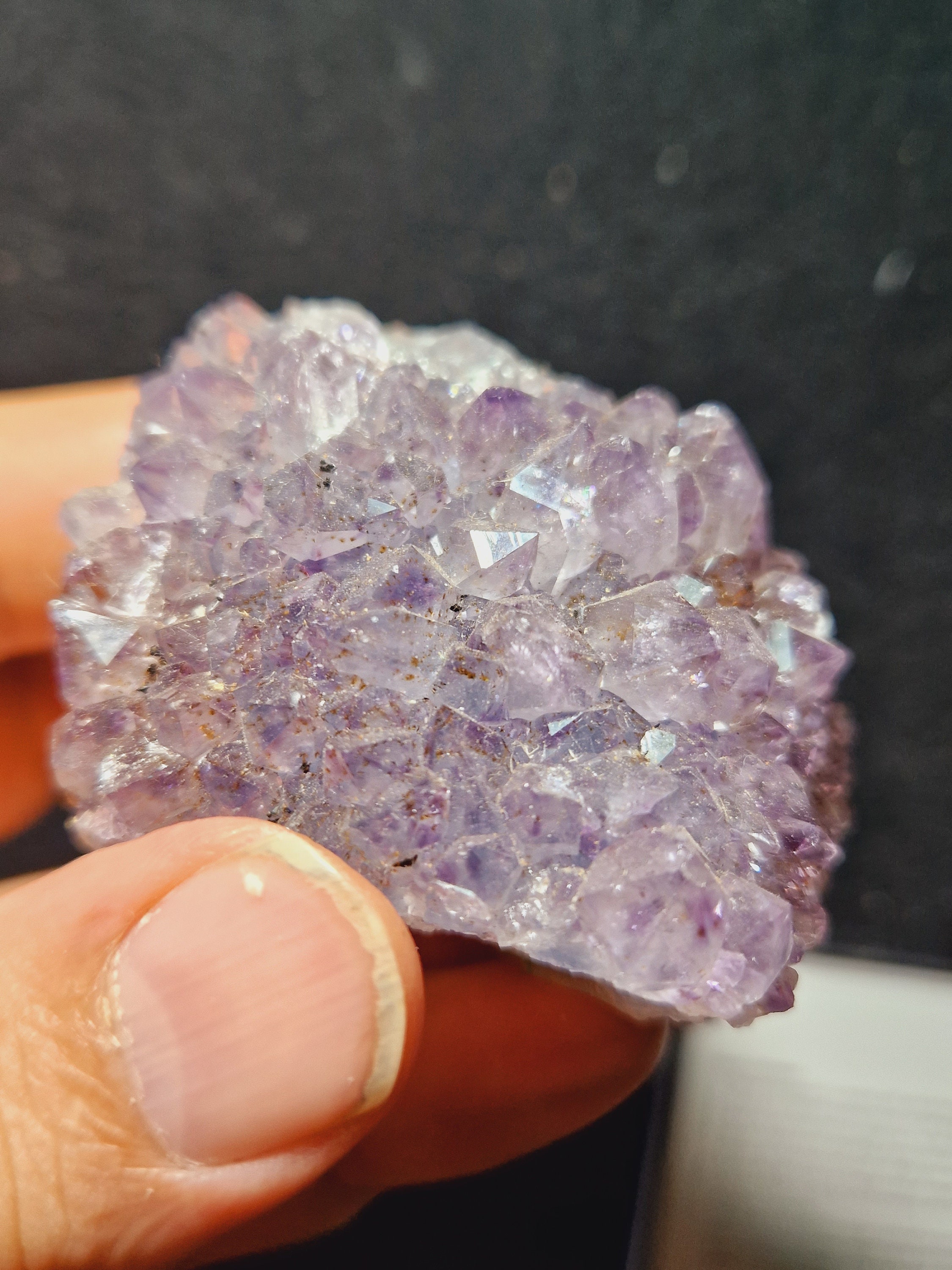 Amethyst druse crystals on matrix 108 gr Brazil