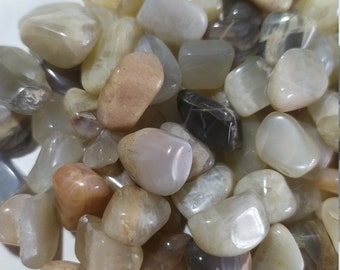 Adularia real tumbled moonstone 25/50 gr natural adularia Brazil chakra crystal therapy