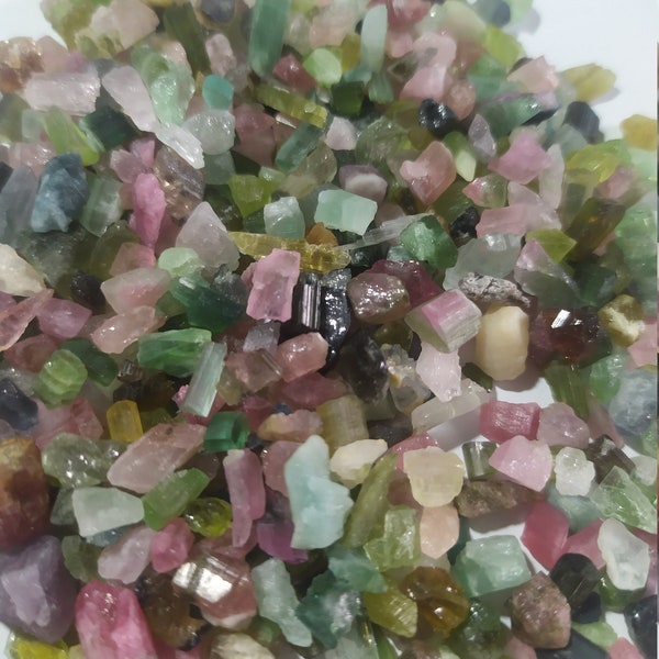 tormalina multicolore mix mini chips chakra cristalloterapia minerali naturale collezione Himalaya non forate