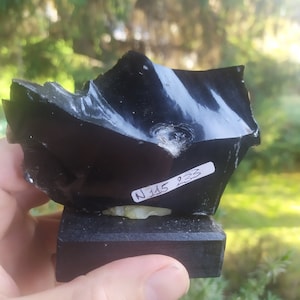 Black obsidian 233 gr natural chakra crystal therapy mineral collection pendant pendant necklace