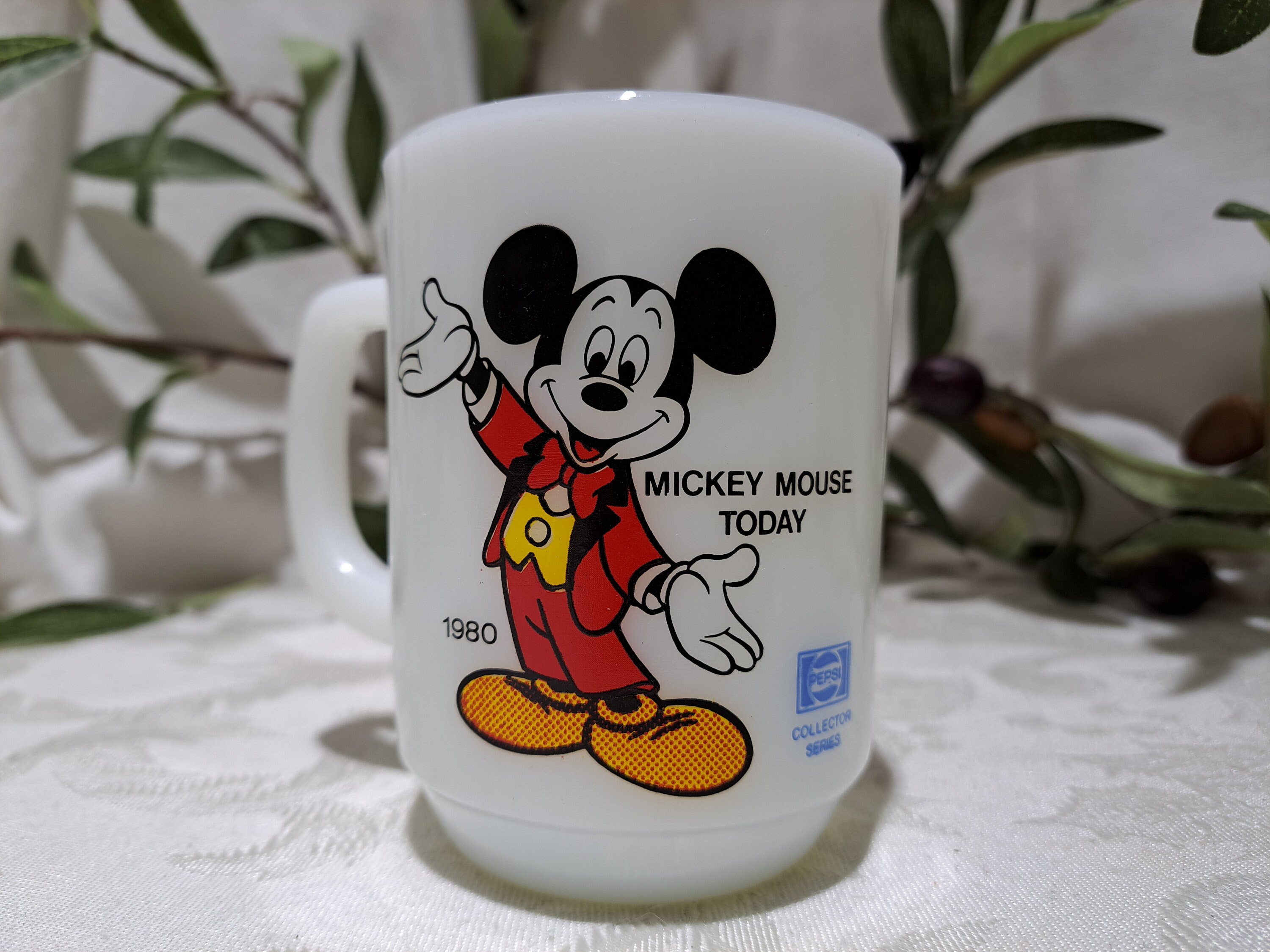 Vintage 1980 Pepsi Collector Series Anchor Hocking Mickey Mouse 