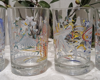 Vintage Set of 4 Mcdonald's Celebrates the Magic of Walt Disney