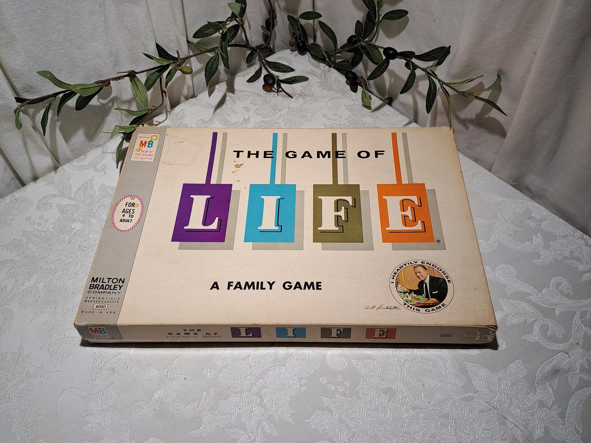 The Game Of Life 2002 Board And Instructions Only Hasbro