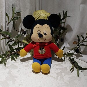 Vintage 1970&#39;s Knickerbocker Walt Disney Mickey Mouse Club Stuffed Animals Plush Toy - Collectible Mickey Mouse Toy