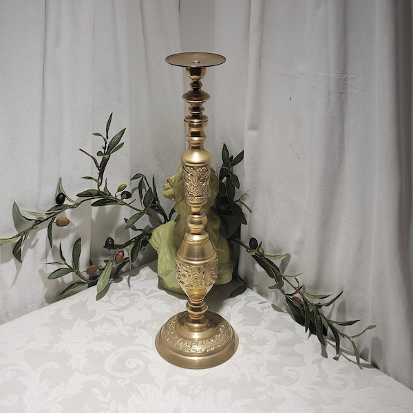 Brass Candle Holder Etsy
