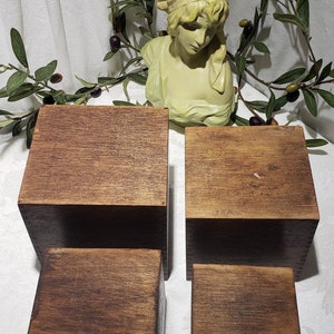 Vintage Mid Century Rooster Design Wooden Canister Set – Japan image 7