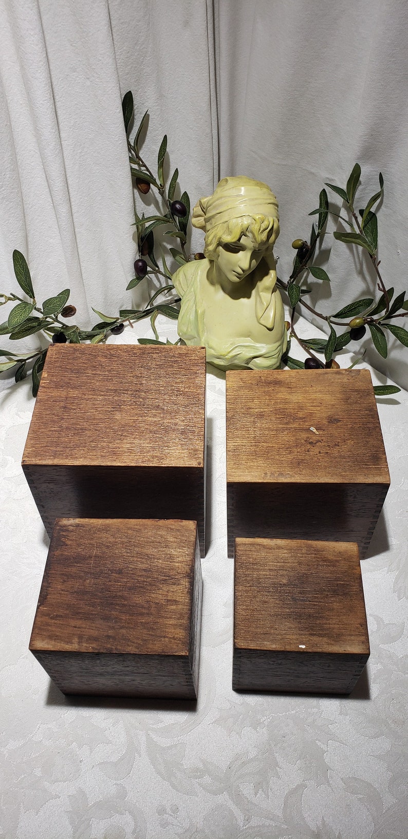 Vintage Mid Century Rooster Design Wooden Canister Set – Japan image 7