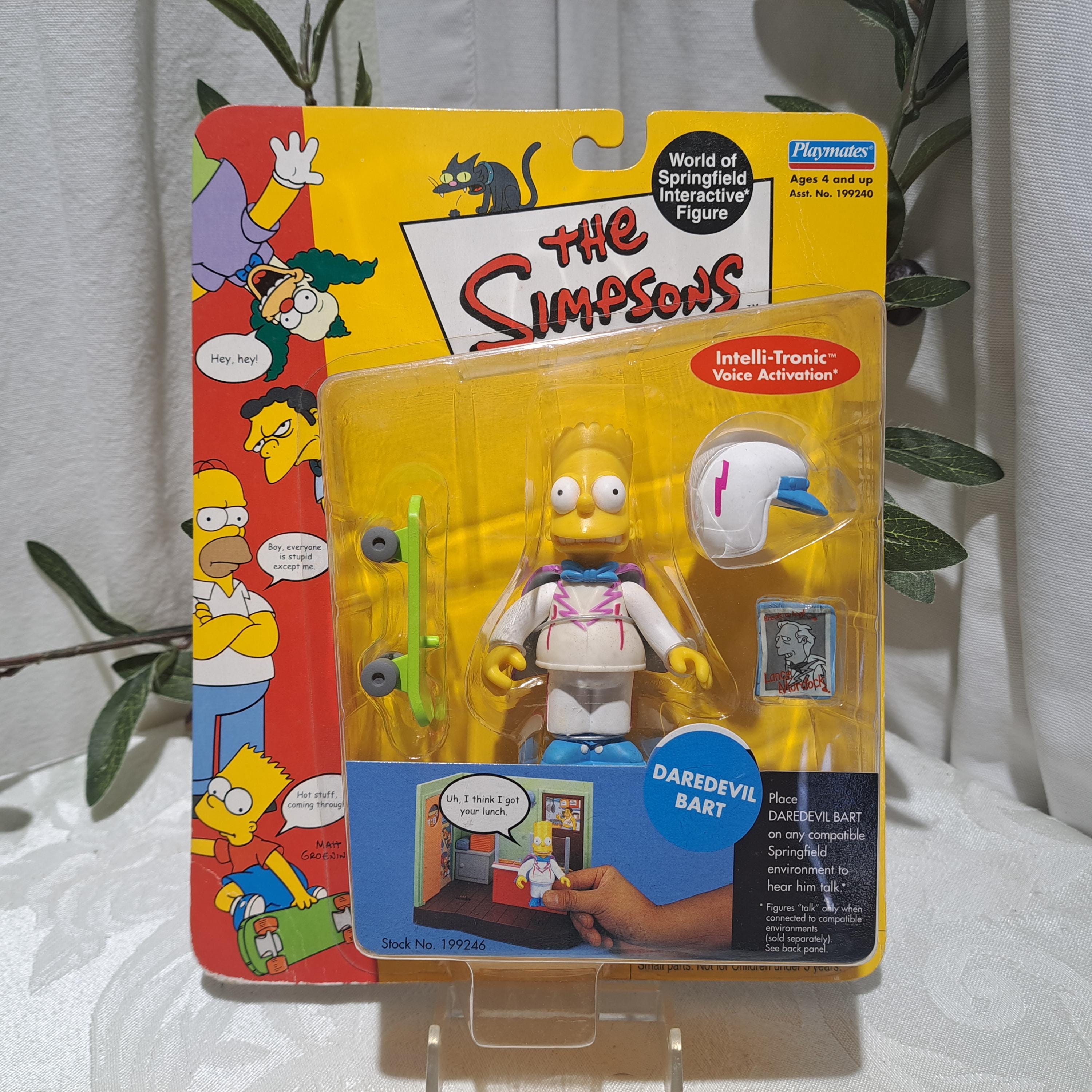 New in Box Vintage 2002 Playmates the Simpsons Series 8 Daredevil