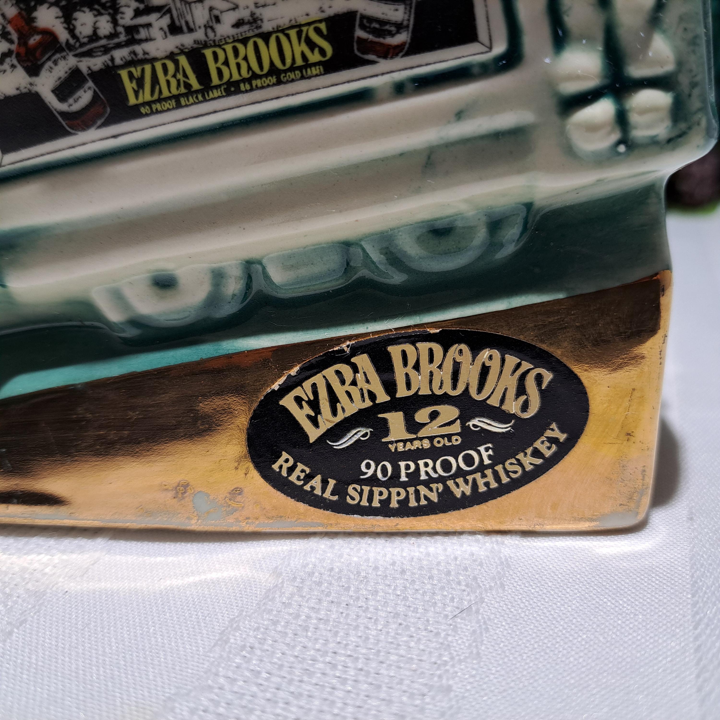 Vintage 1968 Ezra Brooks 12 Years Old Sippin' Whiskey San