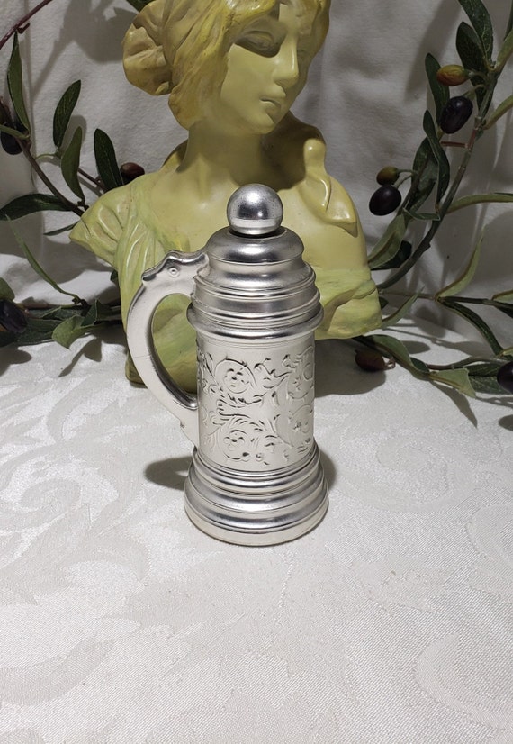 Vintage Avon Collectible Silver Beer Stein After S