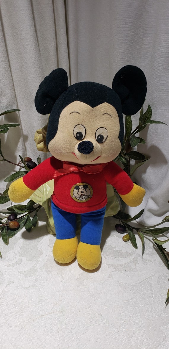 ミッキーぬいぐるみ Knickerbocker台湾製 1970年代 ディズニー ミッキーぬいぐるみ Knickerbocker台湾製 1970年代 ディズニー