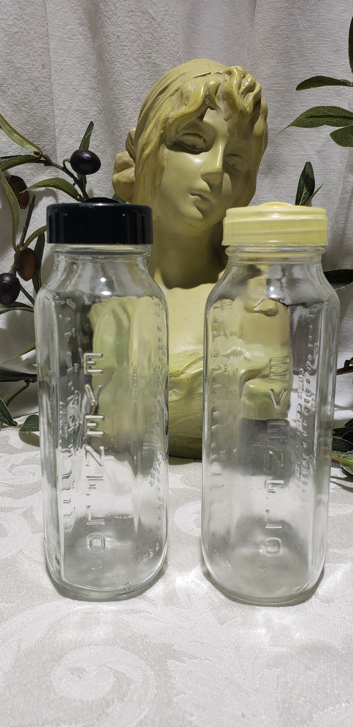 Vintage 1 Evenflo 8oz Glass Baby Bottle Vintage Etsy