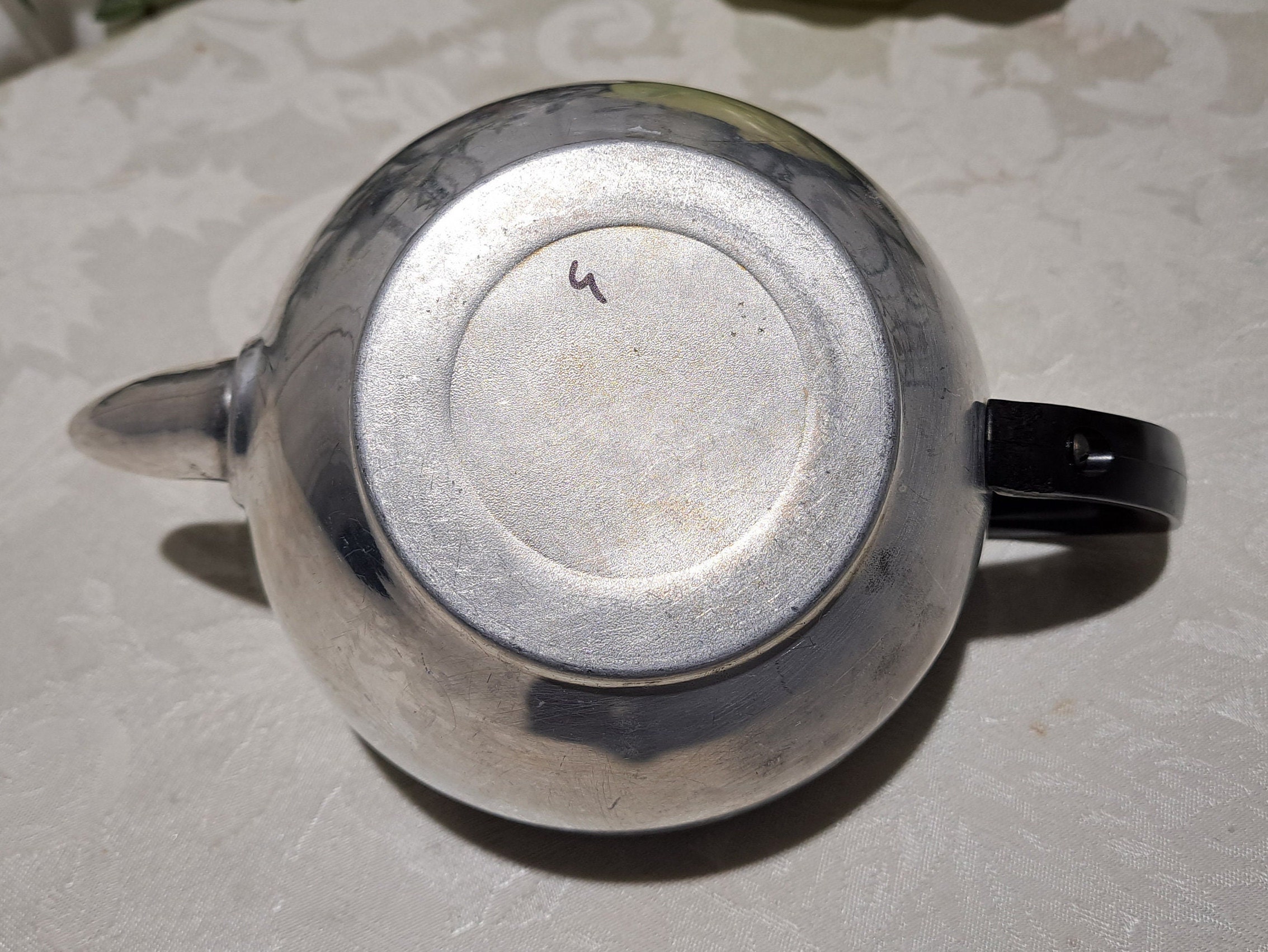 Vintage mirro Aluminum Tea Kettle/teapot Vintage Etsy