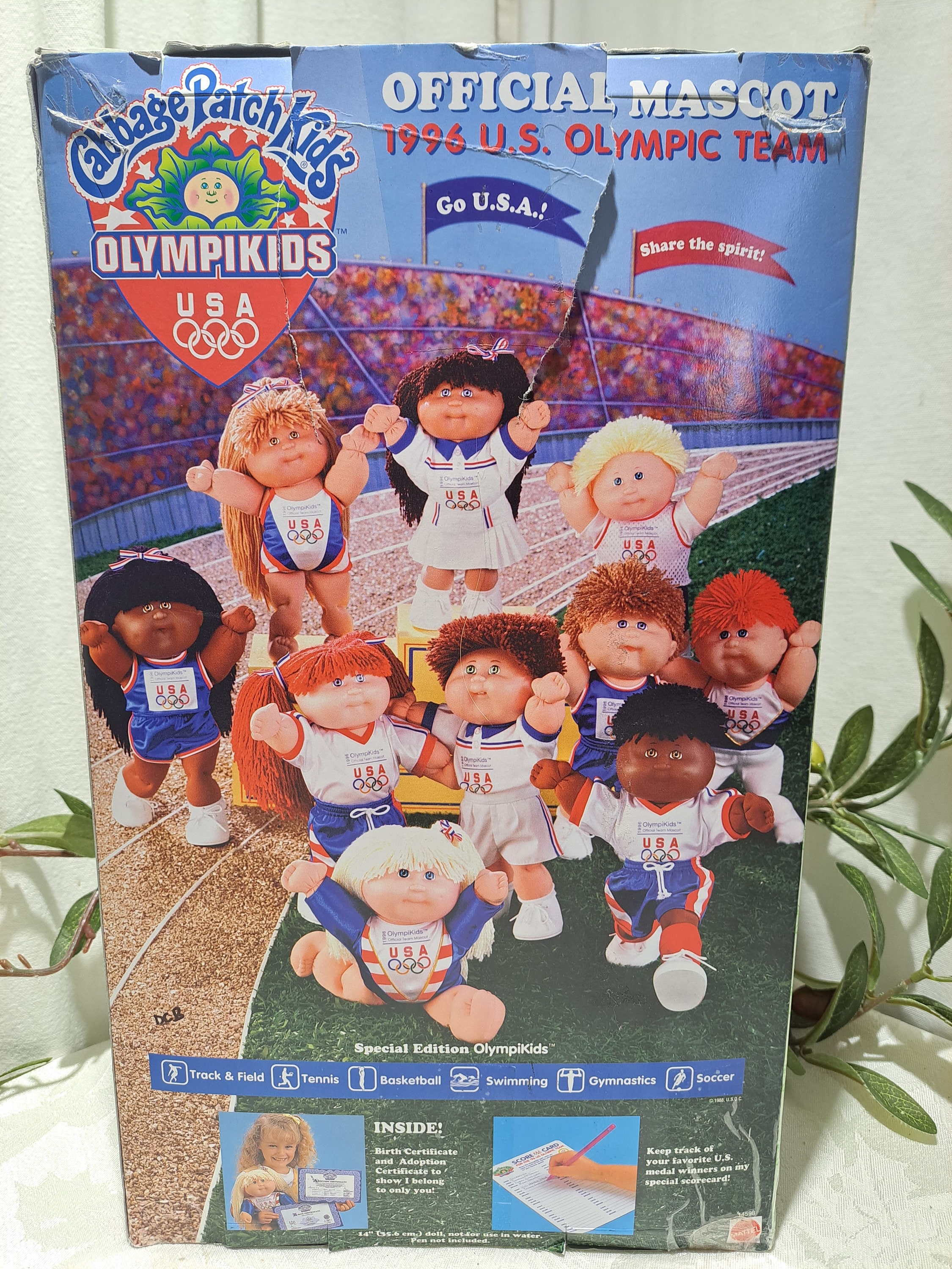 1996 Cabbage Patch Kids Olympics Olympikids Special Edition