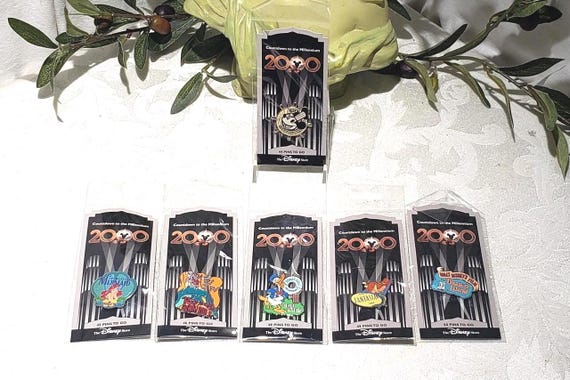 Vintage Disney Store Millennium Countdown Pins – Never Opened