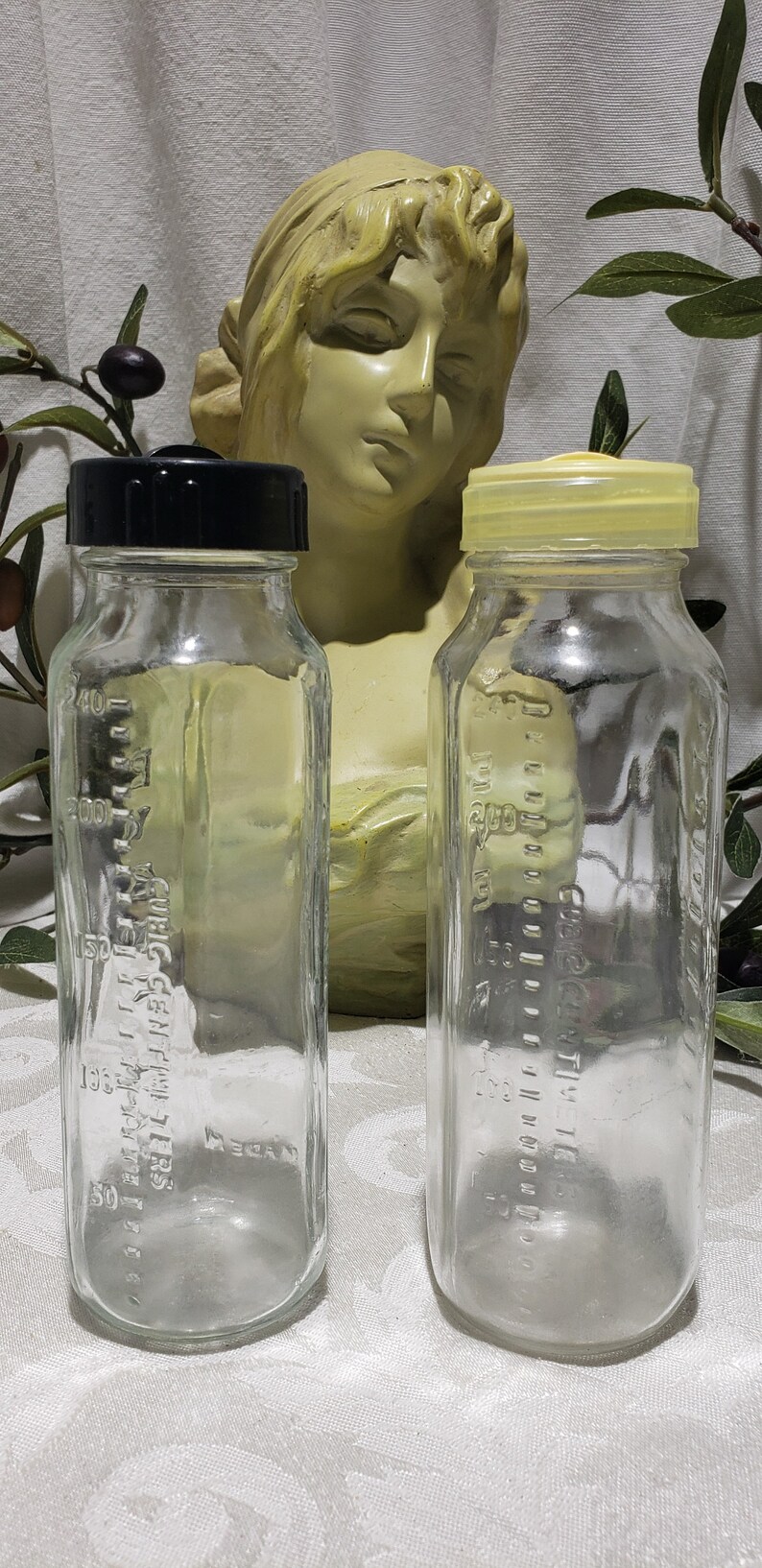 Vintage 1 Evenflo 8oz Glass Baby Bottle Vintage Etsy