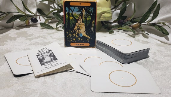 Vintage 1982 Yeager Tarot Of Meditation Printed In