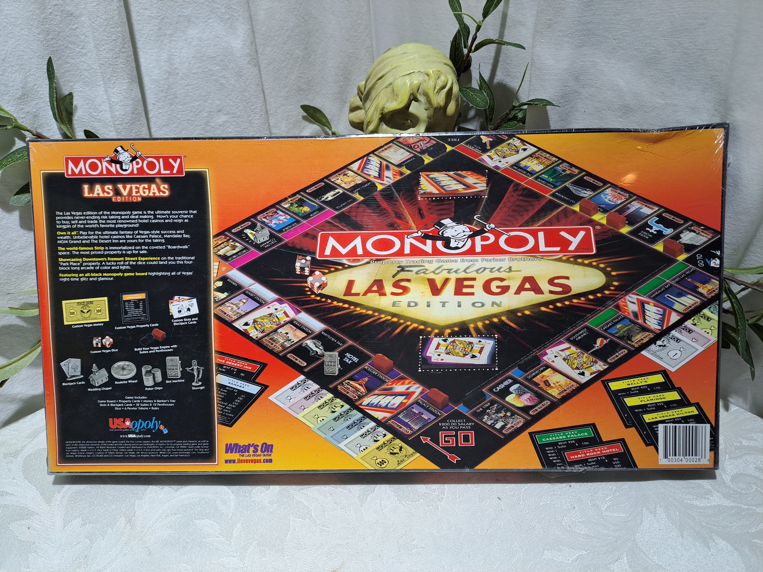 Collectible Vintage 2000 Sealed Las Vegas Edition Parker Brothers