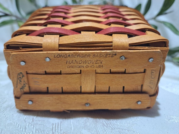 Vintage 2001 Longaberger Inaugural Basket With Stars Design Vintage 2001 Longaberger Inaugural Basket With Stars Design