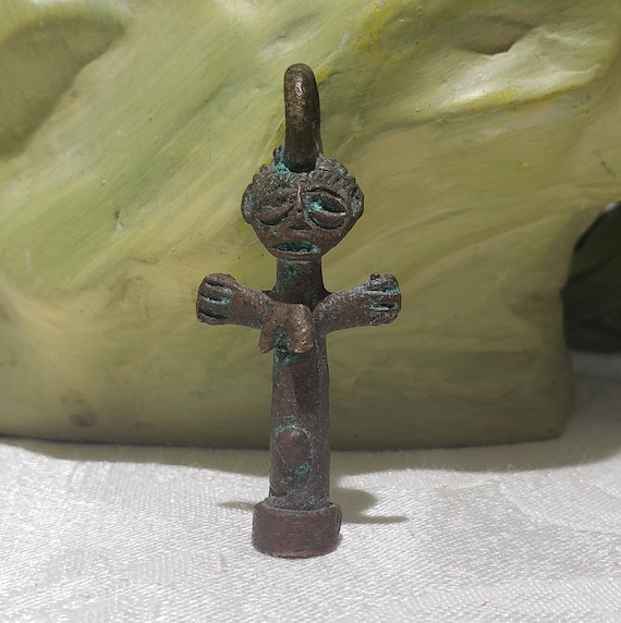 Vintage Early 19001950 West African Cast Brass Fertility Etsy