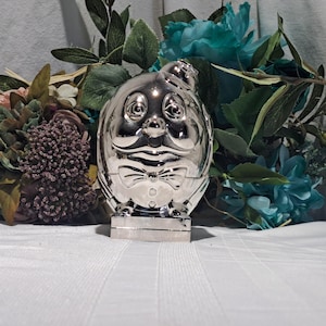 Vintage 1994 Oneida Silver Plated Humpty Dumpty Coin/Piggy Bank - Nursery Rhyme Humpty Dumpty Coin Bank - Kids/Nursery Decor