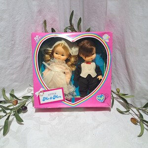 Bride and Groom Doll Couple Pair in Original Box German Made by