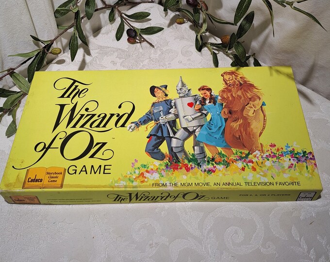 Vintage 1974 Cadaco Storybook Classic Game No. 406 the Wizard of Oz