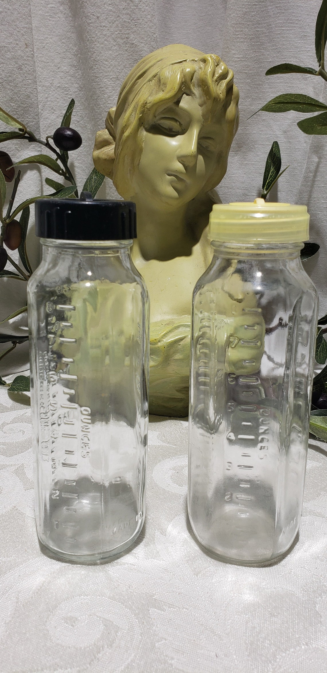 Vintage 1 Evenflo 8oz Glass Baby Bottle Vintage Etsy