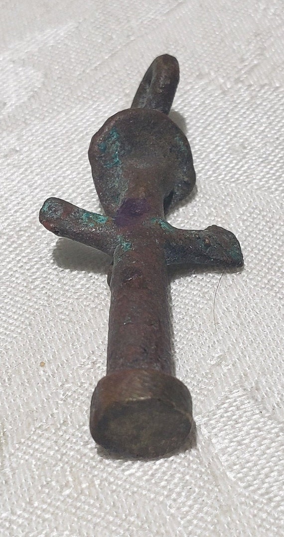 Vintage Early 19001950 West African Cast Brass Ferti… Gem