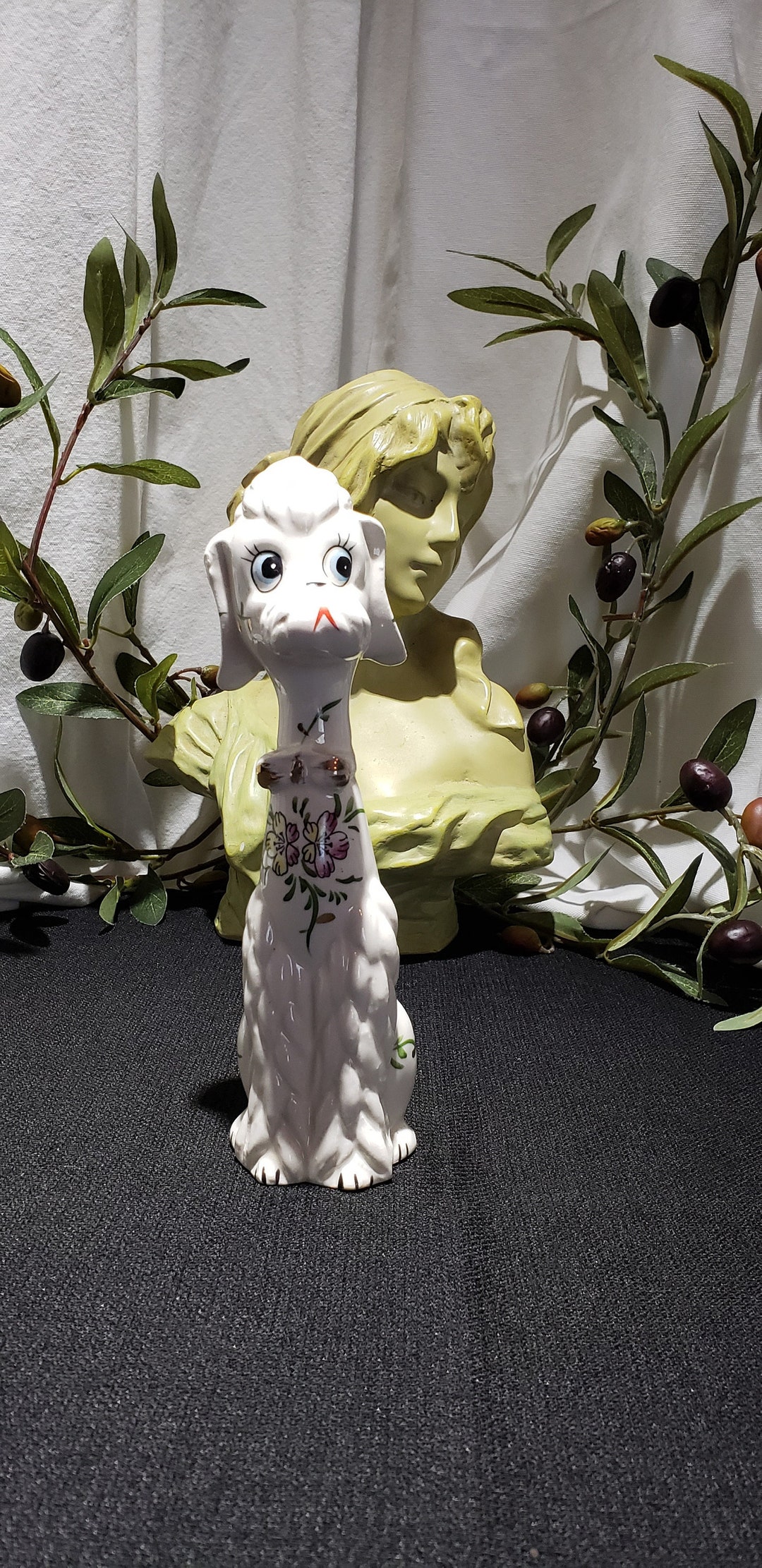 * vintage dog ୨୧ * モコモコ ホワイトの プードルちゃん vintage dog ୨୧ * モコモコ ホワイトの プードルちゃん - メルカリ