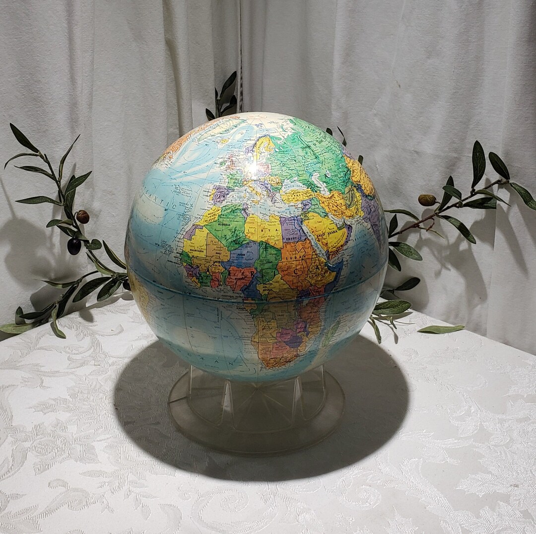 Vintage Replogle World Nation Series 12 Inch Diameter Cradle World ...