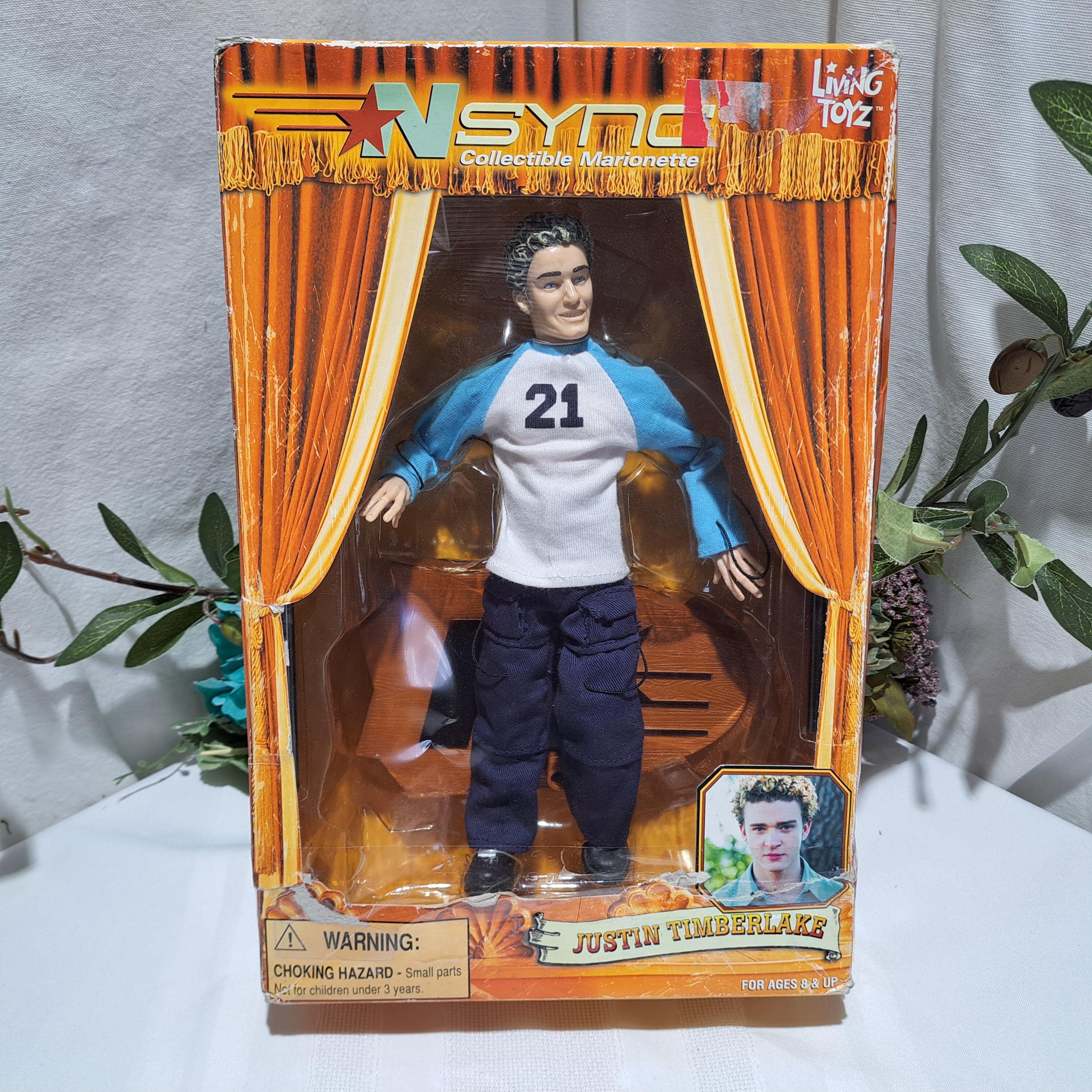 New in Original Box Vintage 2000 Living Toyz NSYNC Justin