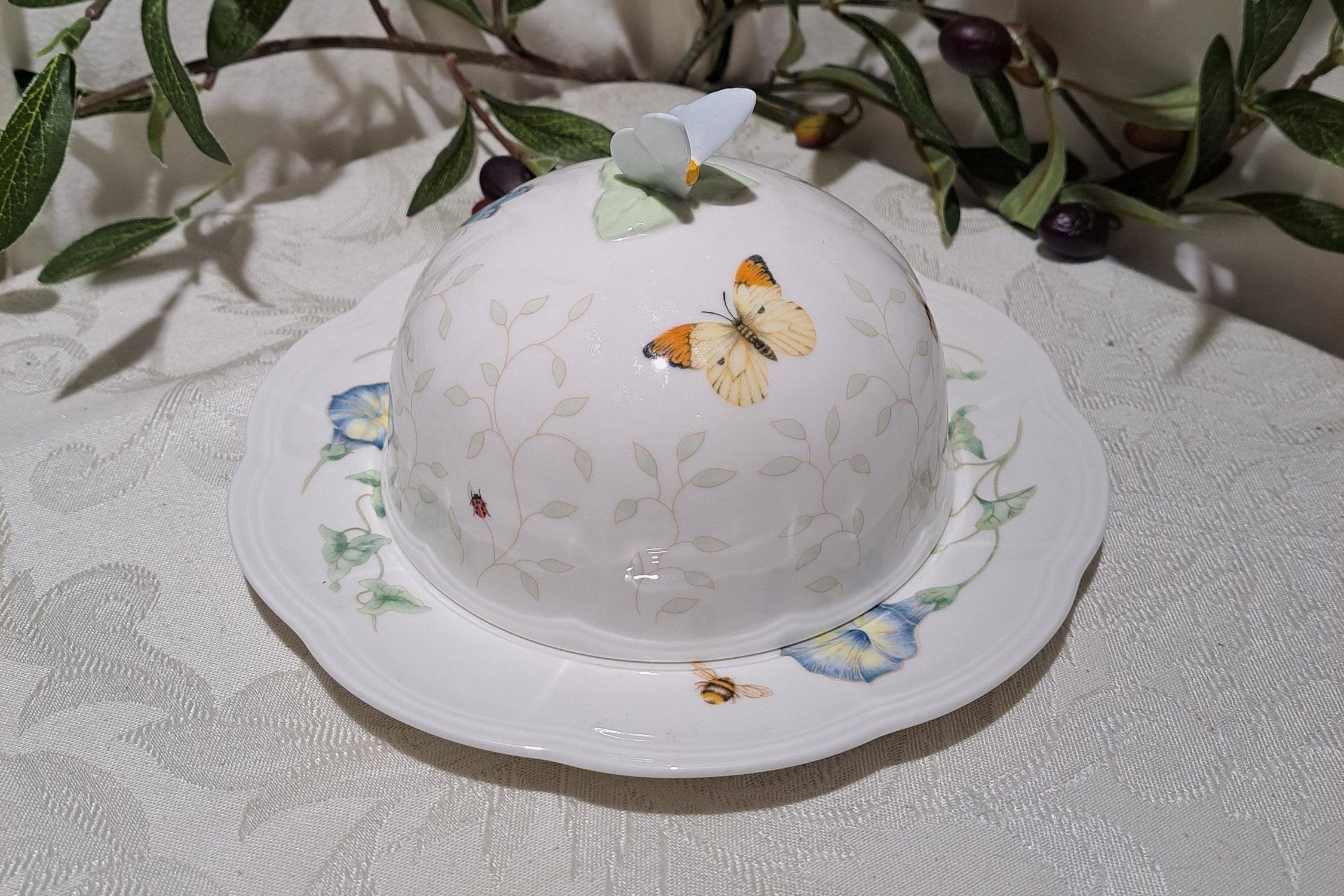 Butterfly meadow 2025 butter dish