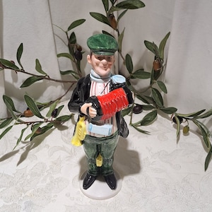 Vintage One Man Band Ceramic Decanter - Musician Decanter - Vintage Barware