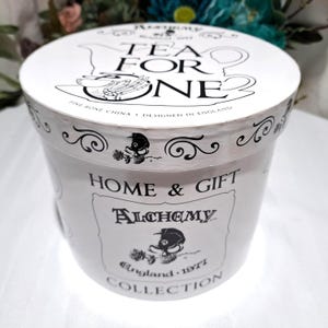 Handpicked Alchemy England 1977 Home And Gift Collection WITCHES BREW Bone China Tea For One Set - Stackable Teapot, Teacup And Saucer Set