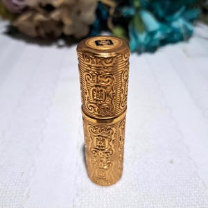 Broche Vintage Dorée « Brûle Parfum » PARFUMS CARON Paris - État Parfait - Pièce Rare