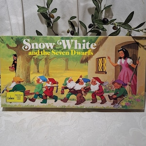 Sealed Never Opened Vintage 1977 Cadaco Storybook Classic Game No. 590 Snow White And The Seven Dwarfs Board Game - Fairy Tales Board Games