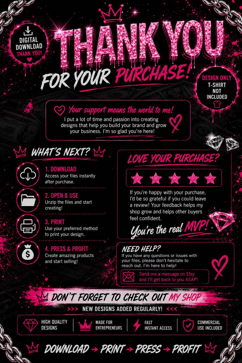 Spend Dat Png Spend Dat Shit Png | Urban Y2K Hip Hop T-shirt Design | Pink Chrome ...